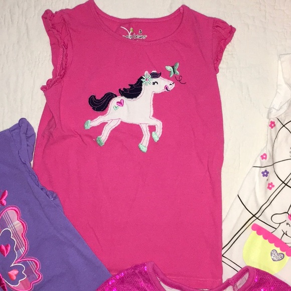 Little girls sz 5 bundle of 5 jumping beans shirts - Picture 5 of 6